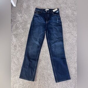 Abercrombie & Fitch the 90s straight ultra high rise jeans